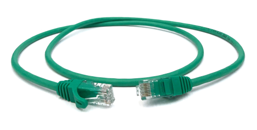 Cat 6 UTP Patch Cord WT-2331B Green 1m